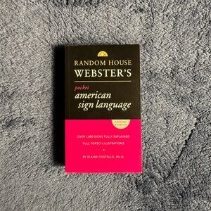 Random House Webster's Pocket American Sign Language Book